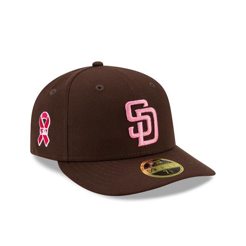 MLB San Diego Padres Mother's Day Low Profile 59Fifty Fitted (ACO8124) - Blue New Era Caps